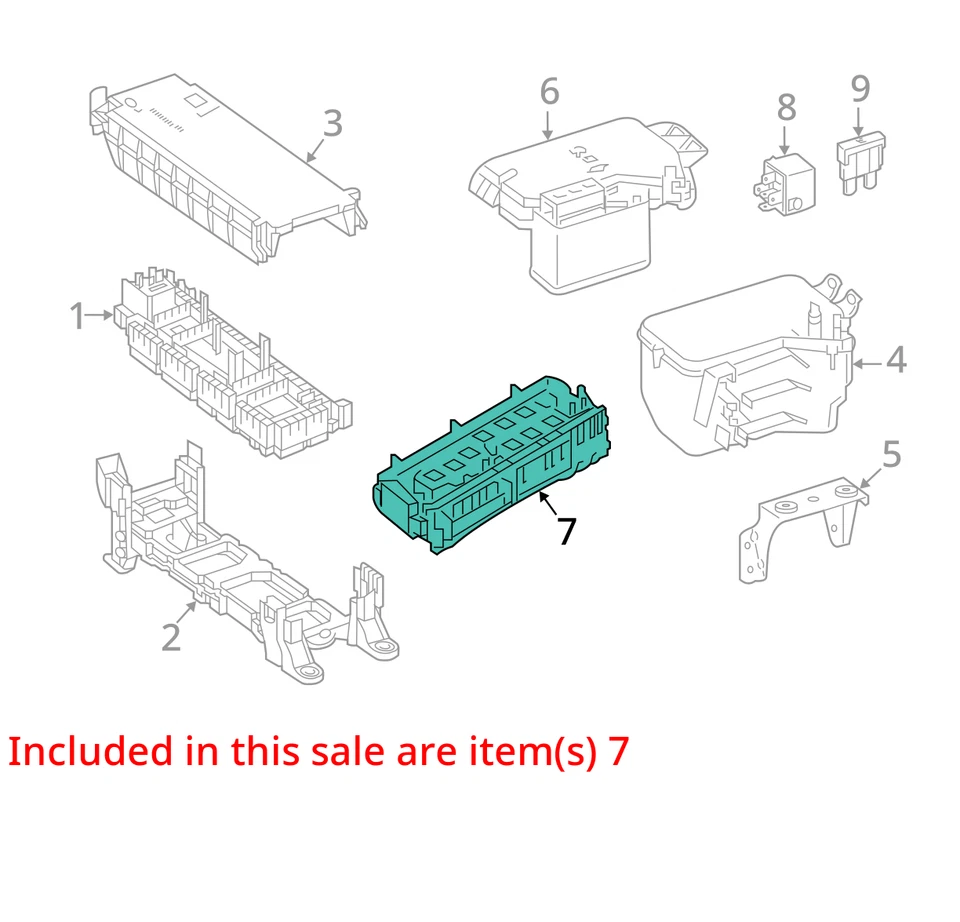 Módulo de relé caixa de fusíveis Mercedes-benz Cla250 2014-2019 EBOY6 - Imagem 3 de 4