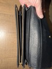 Michael Kors Women's Black Folding Flap Wallet with Gold Logo Plate — photo 4