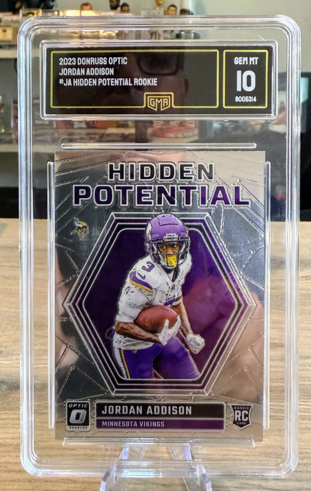 2023 Panini Donruss Optic - Hidden Potential Jordan Addison #HP-JA (RC)