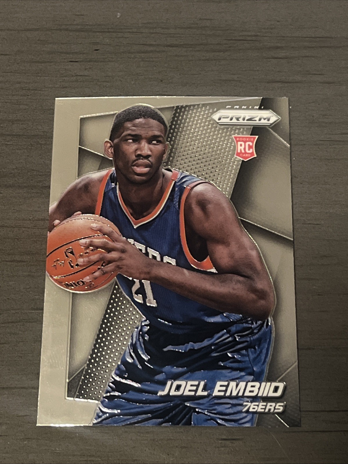 2014-15 Panini Prizm Joel Embiid #253 Rookie RC 76ers