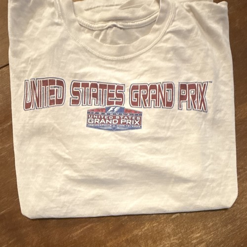 Formula 1 United States Grand Prix Indianapolis 2005 White T-Shirt 2XL