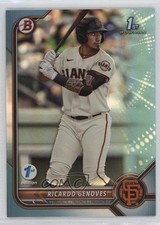 2022 Bowman 1st Edition Sky Blue Foil Ricardo Genoves #BPPF-60 6tw