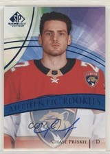 2020 Upper Deck SP Game Used Authentic Rookies Blue Chase Priskie #198 Auto 04f2