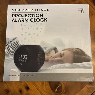 SHARPER IMAGE Star Projection DIGITAL CLOCK Nature Sounds 2020 Alarm Clock