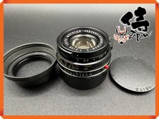 ALL WORKS, CLA`D LEICA SUMMICRON C 40MM F2 STANDARD LENS FOR M MOUNT & HOOD