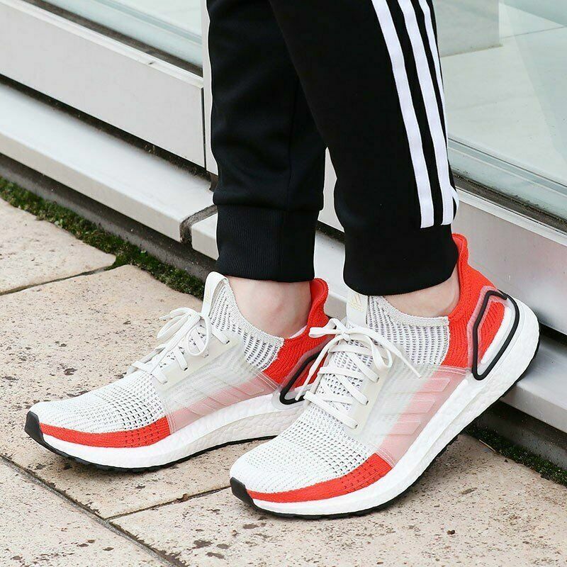 Estereotipo Reproducir Parcialmente Adidas Ultraboost 19 F35245 Raw White/Active Orange Men&#039;s Running  Shoes | eBay