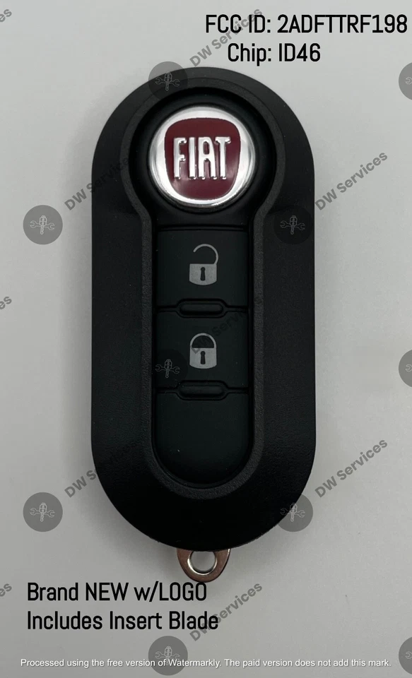 ¡NUEVO! Mando a distancia FIAT 500 L Switchblade RX2TRF198 2ADPXTRF198 M.Marelli Foto 2 de 4