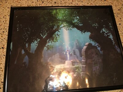 Legend Of Zelda A Link Between Worlds Framed Print 29x23 Nintendo 3DS - Image 1 of 4