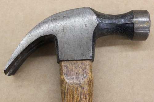 Vintage Stanley H111 1/2 16-OZ Original Holzgriff gebogener Krallenhammer - Bild 5 von 9