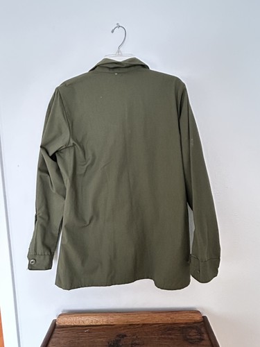 Vtg Selma Apparel Corporation Utility Poly/Cot LS Shirt Men's Size 15-1/2 x 33 - Picture 11 of 20