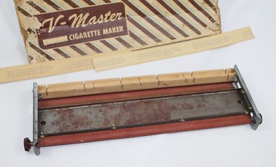 Vintage 1950s V MASTER Cigarette Maker w/ Original Box - Tobaccana