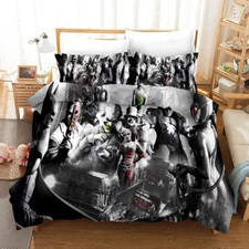 Batman Ver6 Full Bedding Duvet Covers Set 4pcs