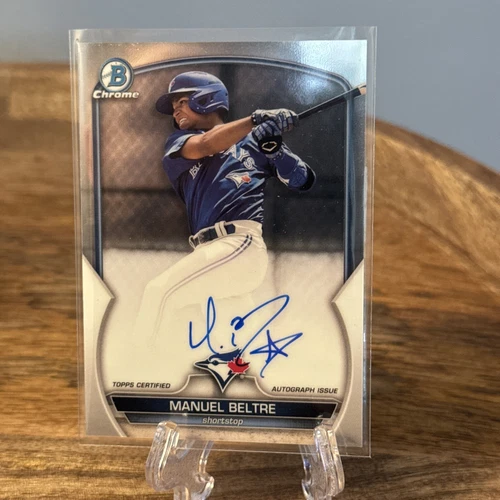 2023 Bowman Chrome Manuel Beltre 1st Prospect Auto #CPA-MB Toronto Blue Jays