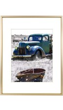 Golden State Art, 11x14 Gold Picture Frame Displays Photo 8x10 with Ivory Mat or