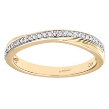 9ct Yellow Gold Diamond Eternity Ring by Naava