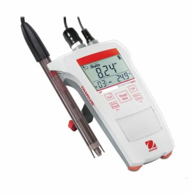 Ohaus Starter ST300 Portable pH Meter, 0.00   14.00 pH, (w/Electrode), 83033961