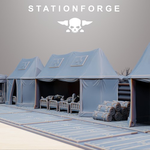 GrimGuard: Trench Terrain set - by StationForge | Grimdark | Trench | Crusade - Picture 5 of 10
