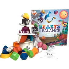 2016 Beasts Of Balance Board Game Stacking That Comes To Life 100% Complete