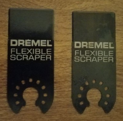 2 NEW DREMEL MULTI MAX MM610 FLEXIBLE SCRAPER BLADE New Old Stock