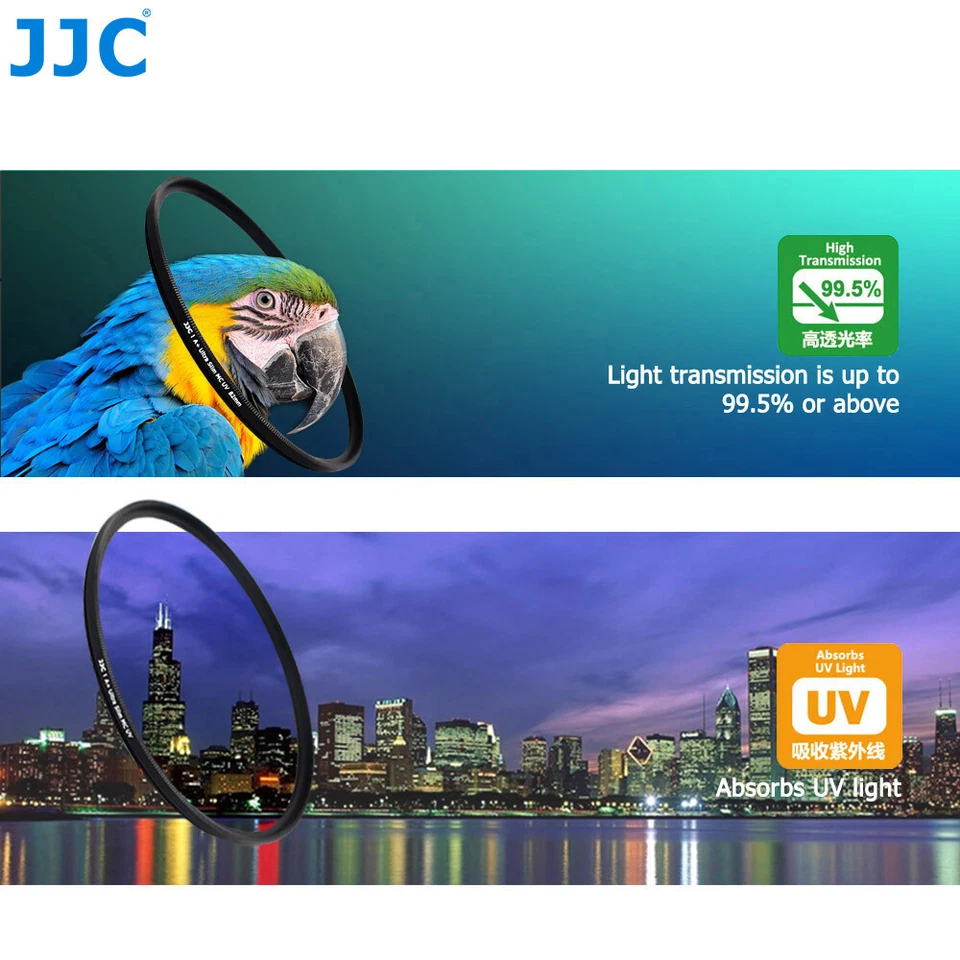 Metal Frame Ultra-Thin UV Filter 37 39 40.5 46 49 52 55 58 62 67 72 77 82 95mm - Image 2 of 4