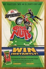 2001 Corn Nuts Vintage Print Ad/Poster Supercross PS1 N64 Video Game Promo Art