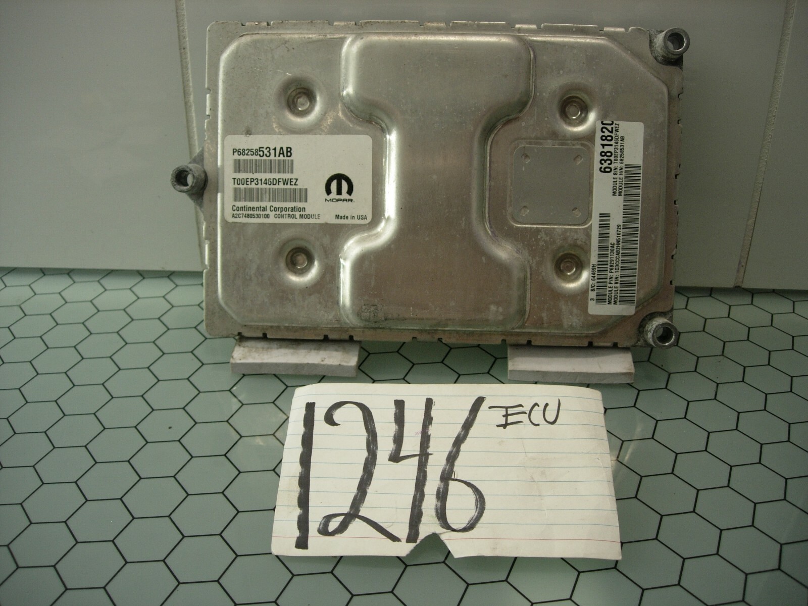 2016 2017 Chrysler 200 #1246 Engine Computer ECM ECU P68258531AB