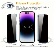 3X For iPhone 15 Pro Max Privacy Tempered Glass Ultra Screen Protector