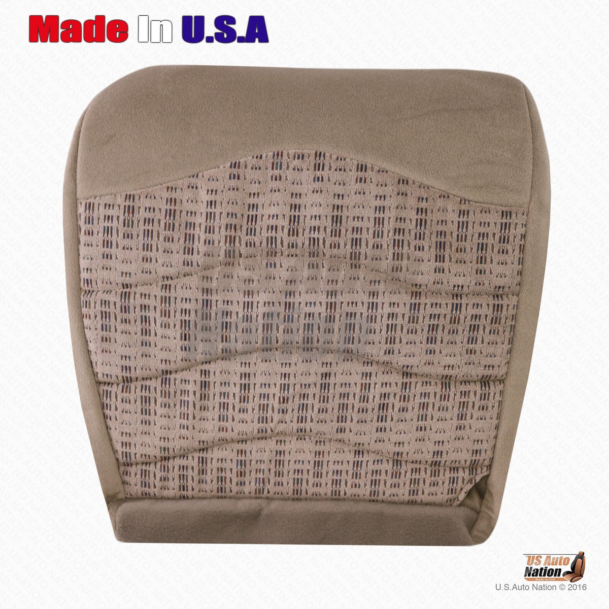 Driver Bottom TAN Cloth Seat Cover For 1999 2000 Ford F250 F350
