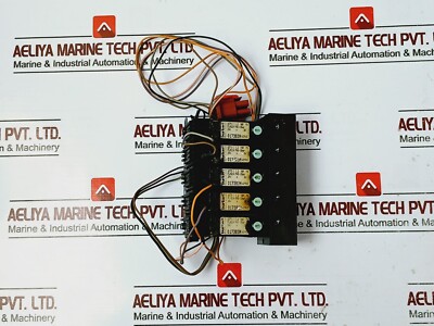 BURKERT 0375 C 1,2 NBR PA 5-Station Solenoid Valve Manifold 24V-2W
