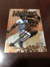 1997 Topps Finest Barry Bonds Masters Bronze #M1 Protective Coating Promotional