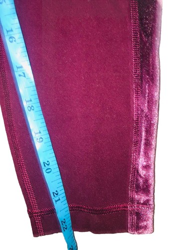 Leggings Lululemon Align 2 granato bordo velluto vita super alta Nulu - Foto 14 di 14