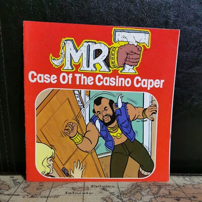 A-Team 1985 Mr T Case Of The Casino Caper Book Ruby-Spears Rainbow 