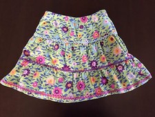 Hanna Andersson girls 100 3 4 5 multi color skirt