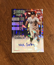 Nick Gorby 2016 Contenders Season Ticket Cracked Ice Auto 15U-NG Texas Tech /24