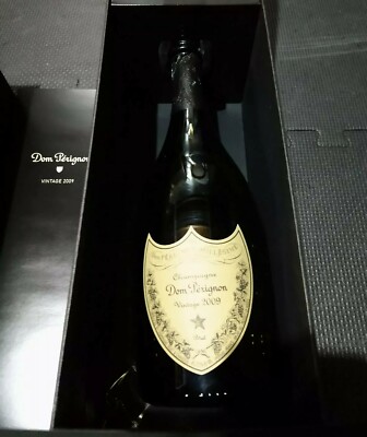 2009 Vintage Dom Perignon Champagne 750 ml Empty Bottle and Gift