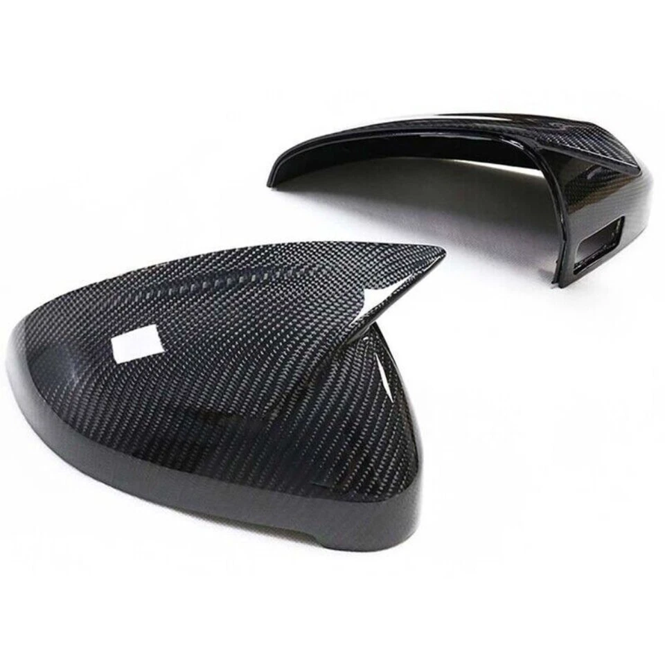 Tapa de cubierta de espejo retrovisor lateral de coche de fibra de carbono para AUDI A4 B9 S4 RS4 A5 S5 RS5 2016-2023 Foto 3 de 4