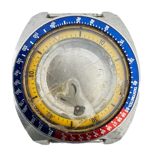 Vintage Seiko 6139-0092 Pogue Men's Wristwatch Case 41mm Stainless Steel Japan