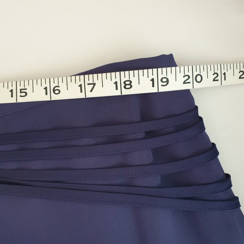 Chesca Blue Wide Leg Trousers Size 22 Occasion Belted Sash Detail - Picture 18 of 23