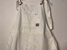 King Gee White Overalls Coveralls Drill Work wear Sz 4XL 112cm 8.25 Vintage new