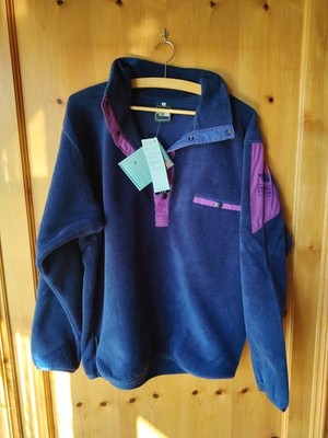 Vintage The North Face Fleece Pullover 90s M Deadstock Polartec Snap-T  Neu