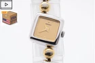 Vintage [Exc+4] Seiko 1E20-5A00 Silver Gold Bracelet Women's Quartz Watch JAPAN
