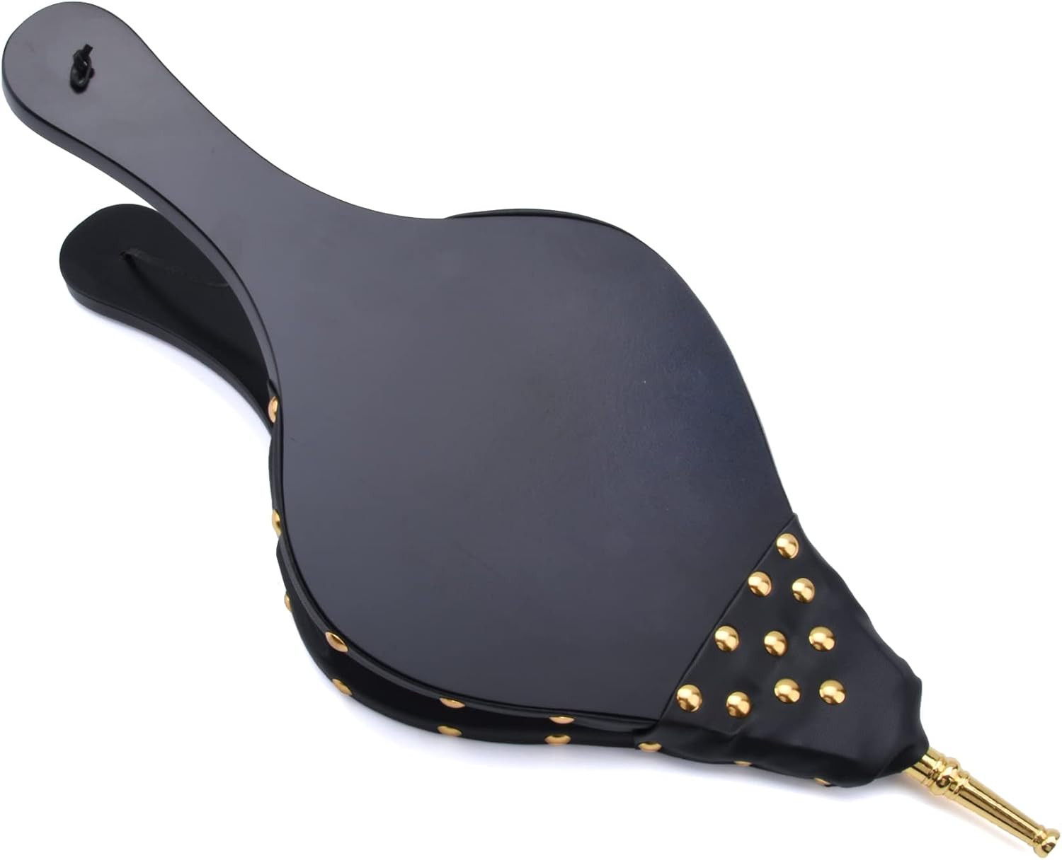 Bellows for Fire Pit Wood Stove Camping, 19"X 8" Fireplace Blower with Hanging S