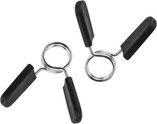 Barbell Spring Clip Dumbbell Clamps Circlip Collars 1 Inch Weight Bars Clips Fit