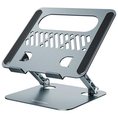 Conceptronic THANA10G, supporto per laptop, alluminio, pieghevole, regolabile in