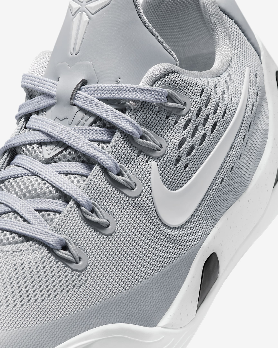Nike GS Kobe 9 Elite Low Wolf Gray White FV3607-004 Size 3.5Y-7Y