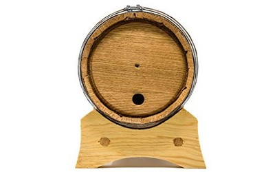 Premium Charred American Oak Aging Barrel () - No Engraving/Includes 12 1 Liter