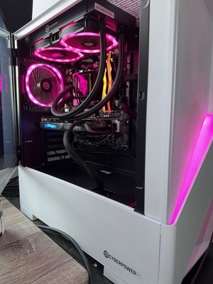 CYBERPOWERPC gaming PC, RTX 4070 SUPER, Ryzen 7 7800X3D, 32GB RAM, 2TB, Win11