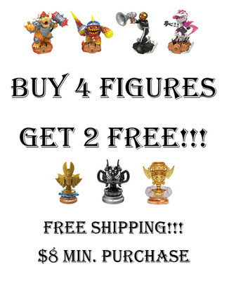Skylanders SuperChargers Figures Buy 4 Get 2 Free - $8 Minimum Purchase