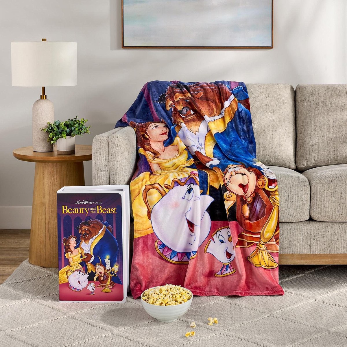 【プリンセス7点セット】Disney100 プレイマット&スリーブ&ストレイジ Disney Classic VHS Boxed Silk Touch Throw Blanket 50