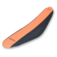 SDG 9-Pleat Gripper Seat Cover - Orange/Black - 96340OK